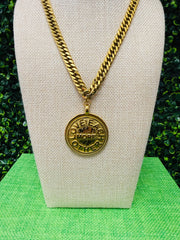 Love Each Other More Coin Necklace
