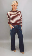 Ivy Lane Sweater (burgundy)