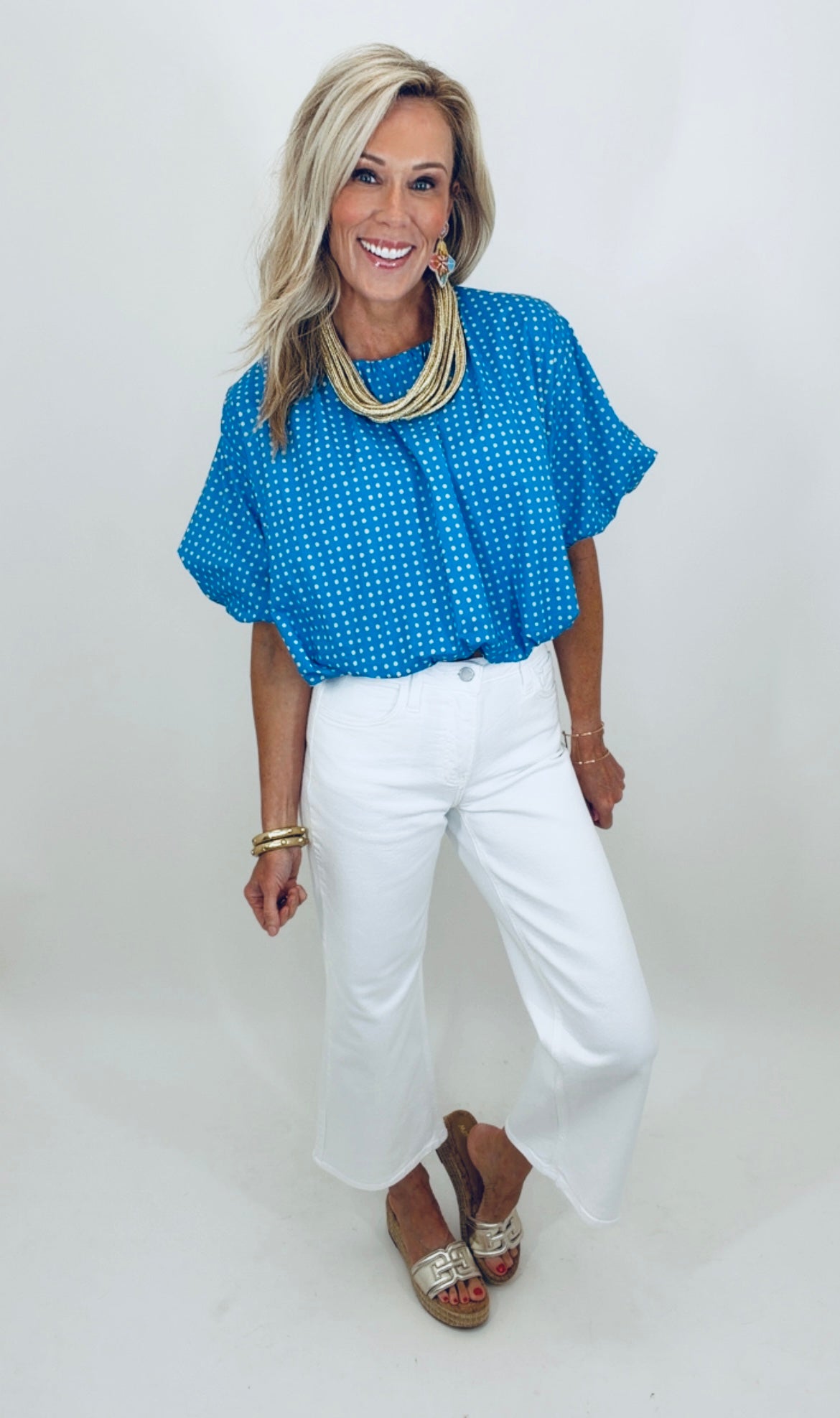 Seeing Spots Top (blue)