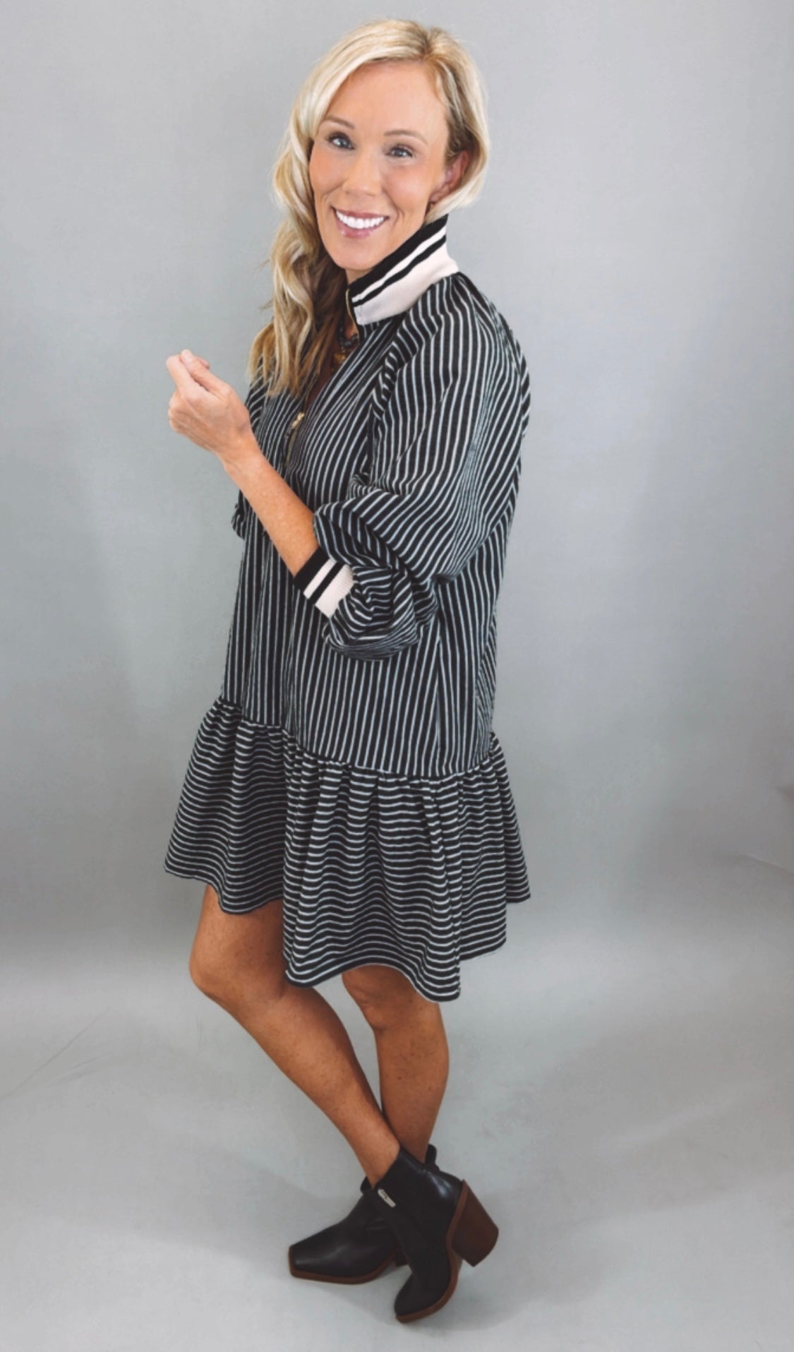 Zip Code Dress (black)