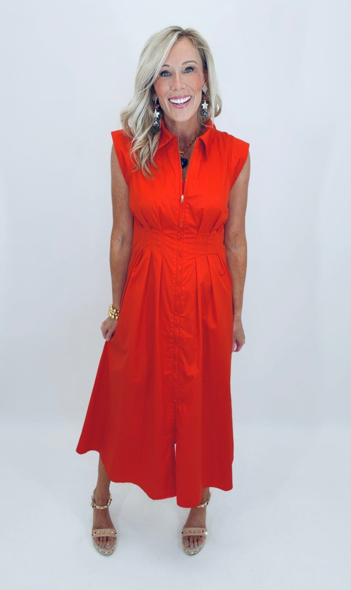Red Hot Summer Dress