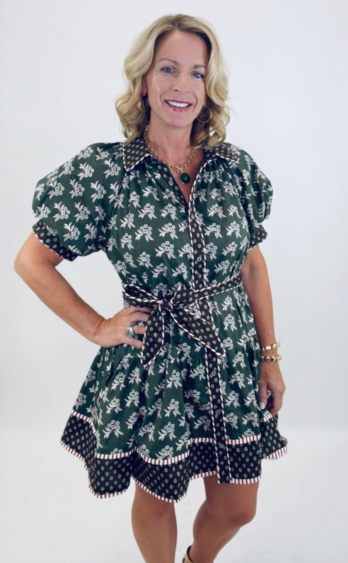 Meadow Scroll Dress