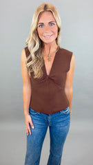 Twist of Fate Top (brown)