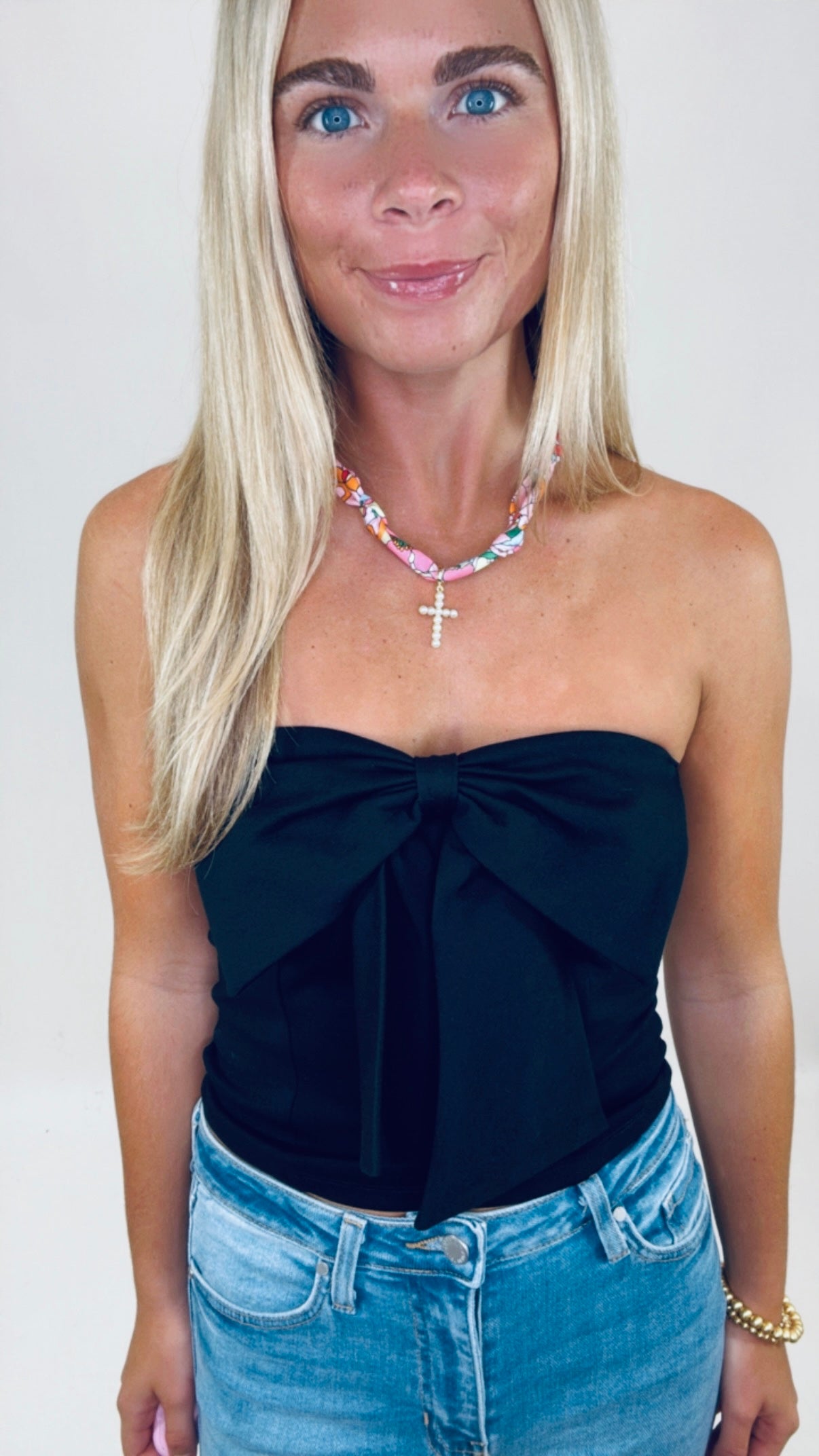 Big Deal Bow Top (black)