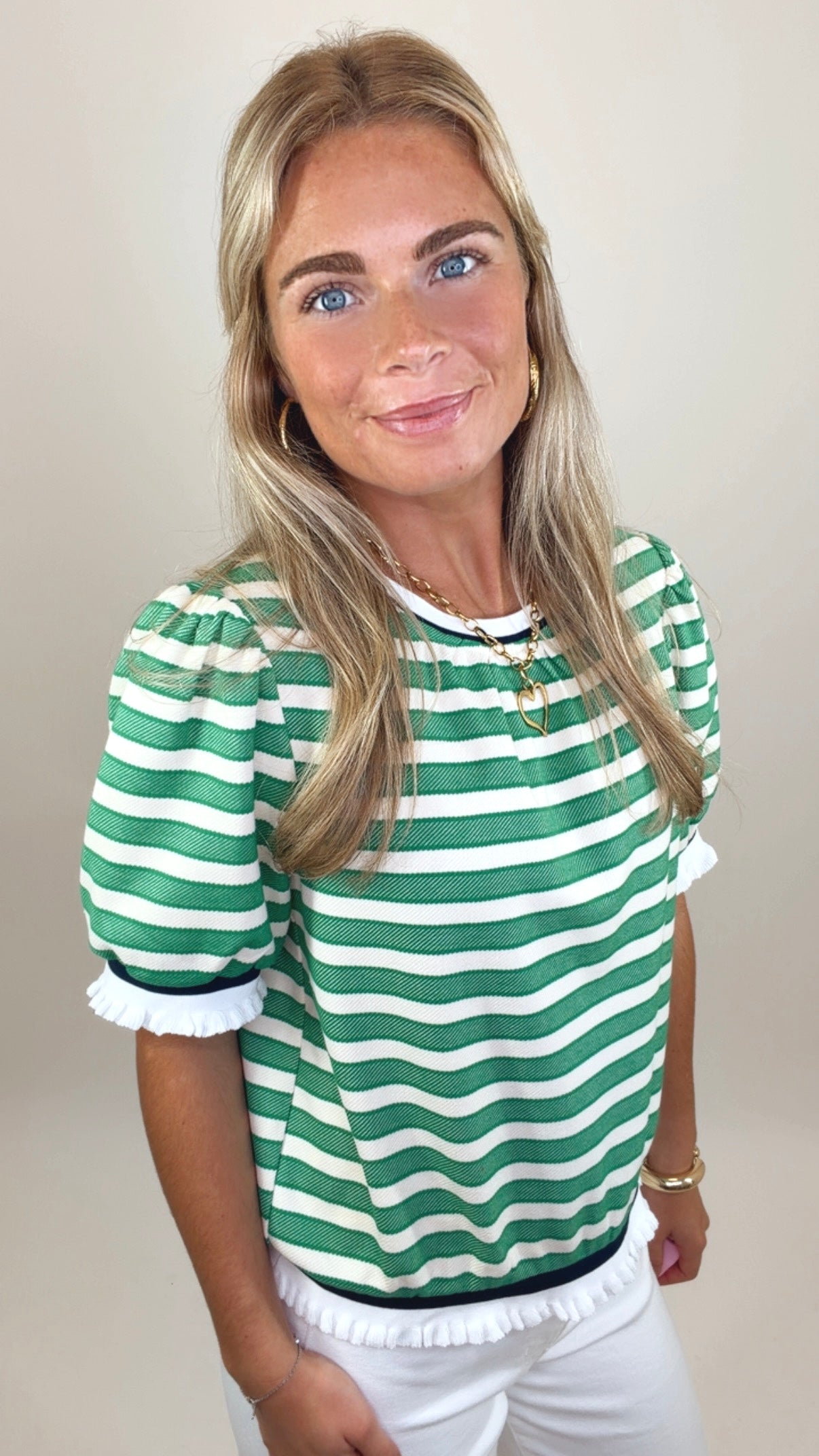 Greenlight Stripe Top