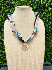 Sweetheart Symphony Scarf Necklace
