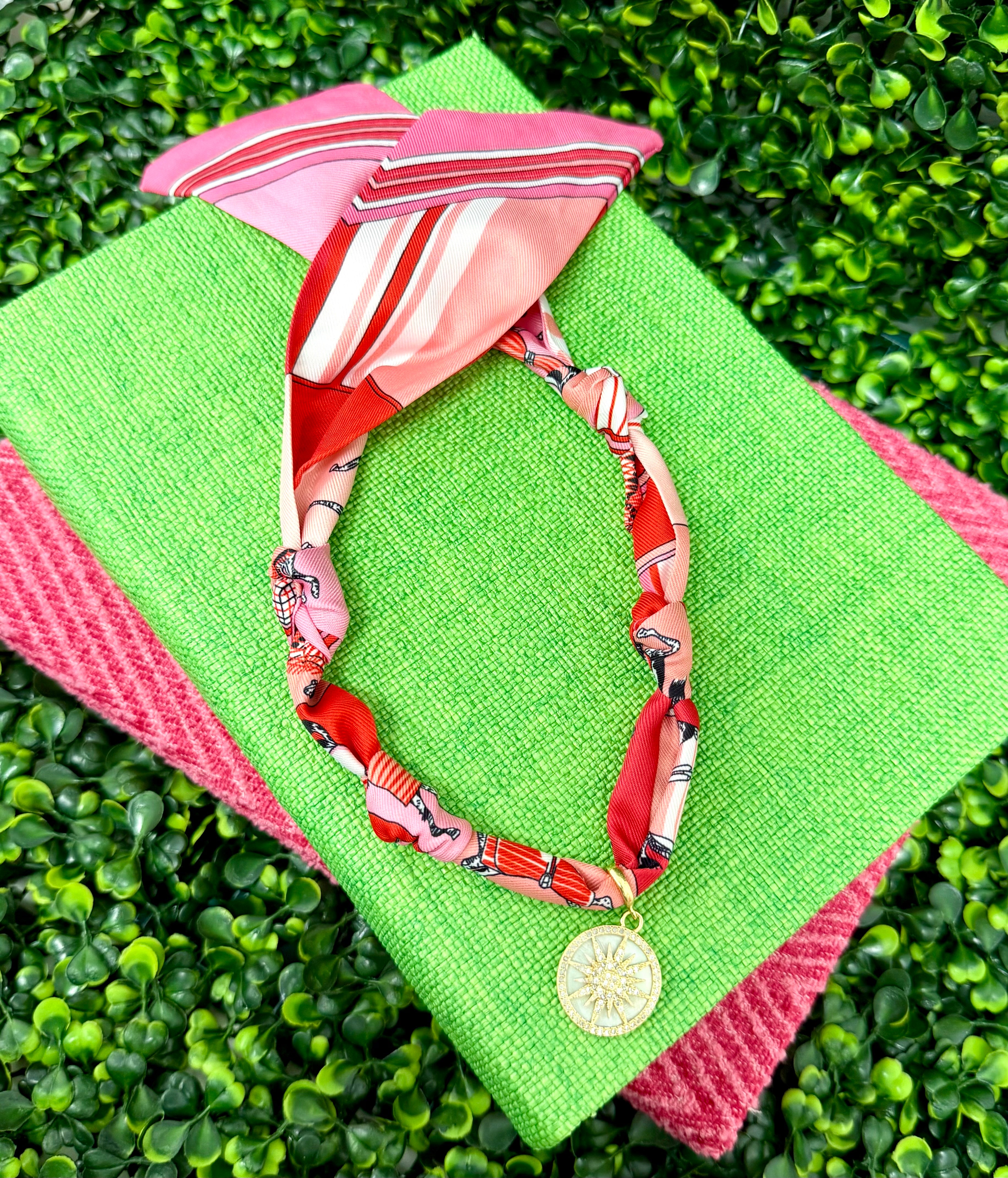 Starburst Safari Scarf Necklace
