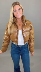 High Gloss Puffer Jacket