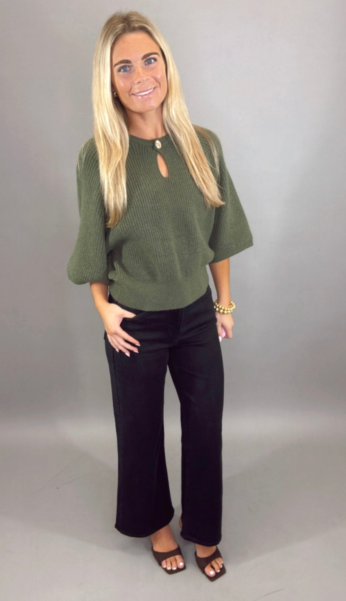 Langley Sweater (olive)