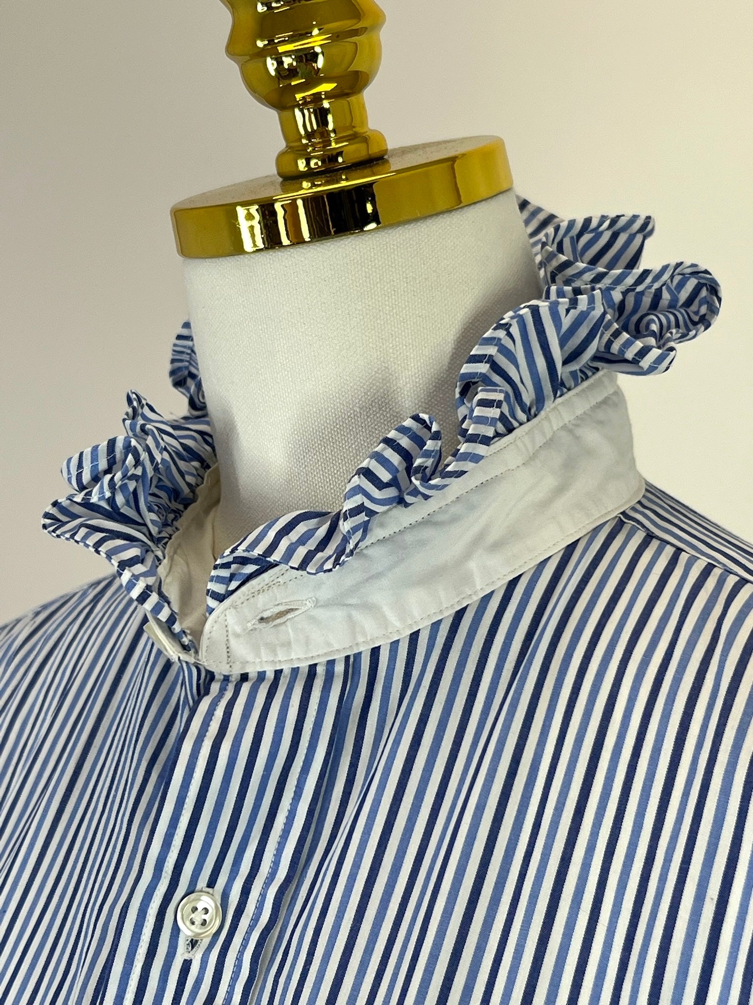 Second Story Shirt (LandsEnd/StrBl/M)