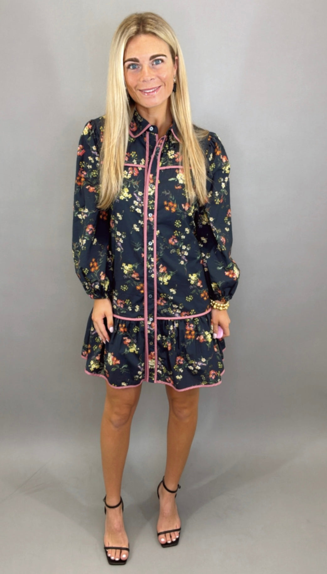 Garden Circuit Dress (black)
