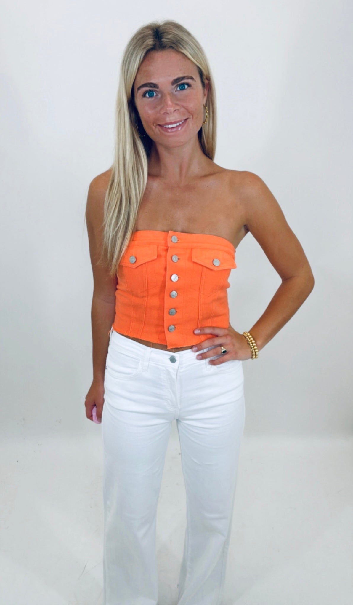 Sunset Snap Top