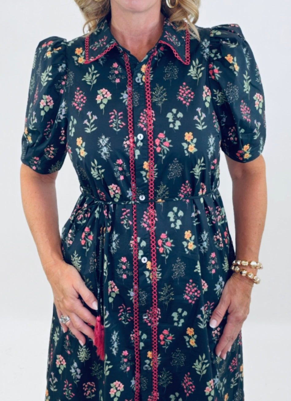 Midnight Bloom Midi