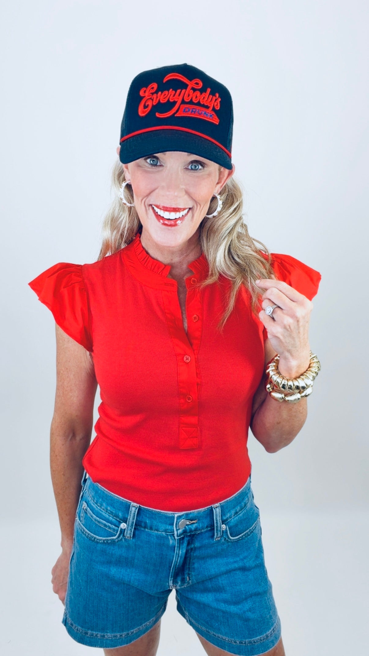 Frill Factor Tee (red)