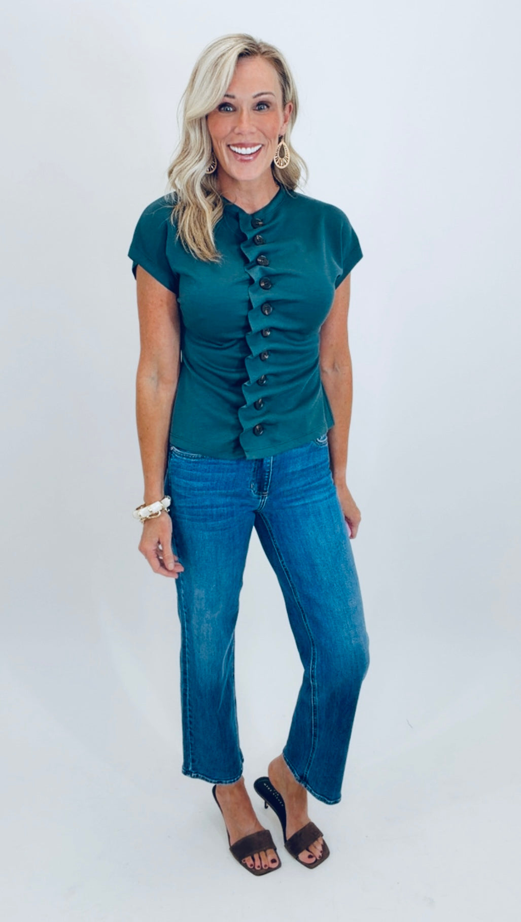 Poised Perfection Top (green)