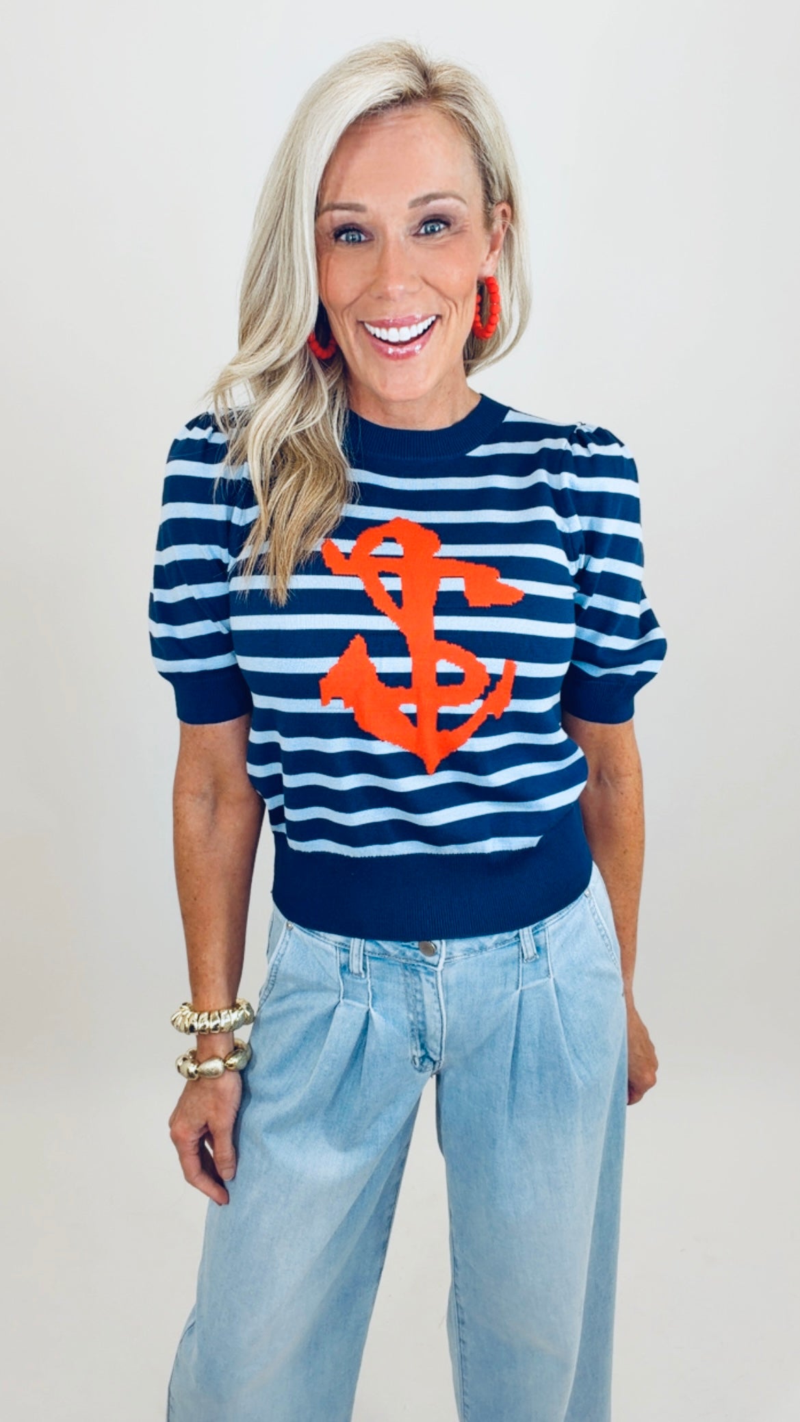 Anchors Away Sweater
