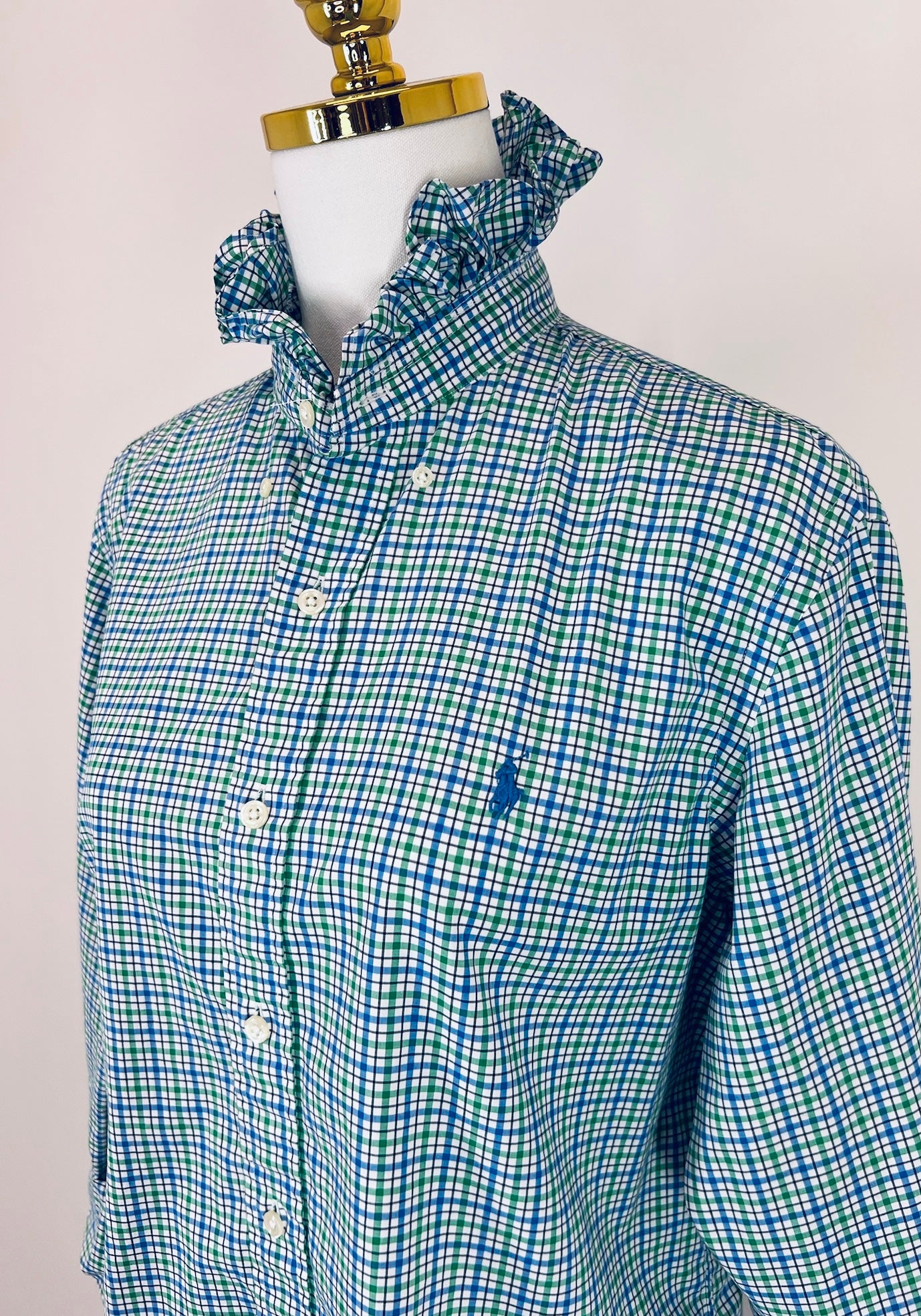 Second Story Shirt (Polo/GreenBlBlk/M)