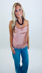 Lace & Luxury Top (rose)