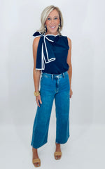 Tie the Knot Top (navy)