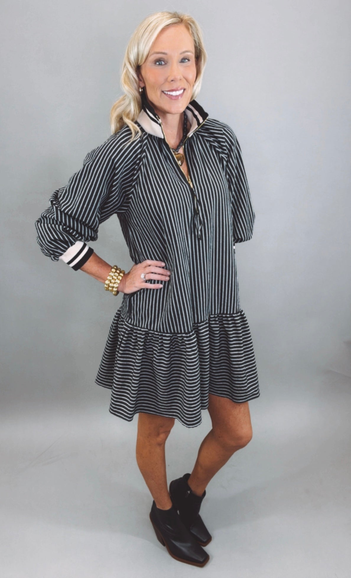 Zip Code Dress (black)