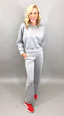 Victoria Super Soft Wide Modal Pant (heather grey)