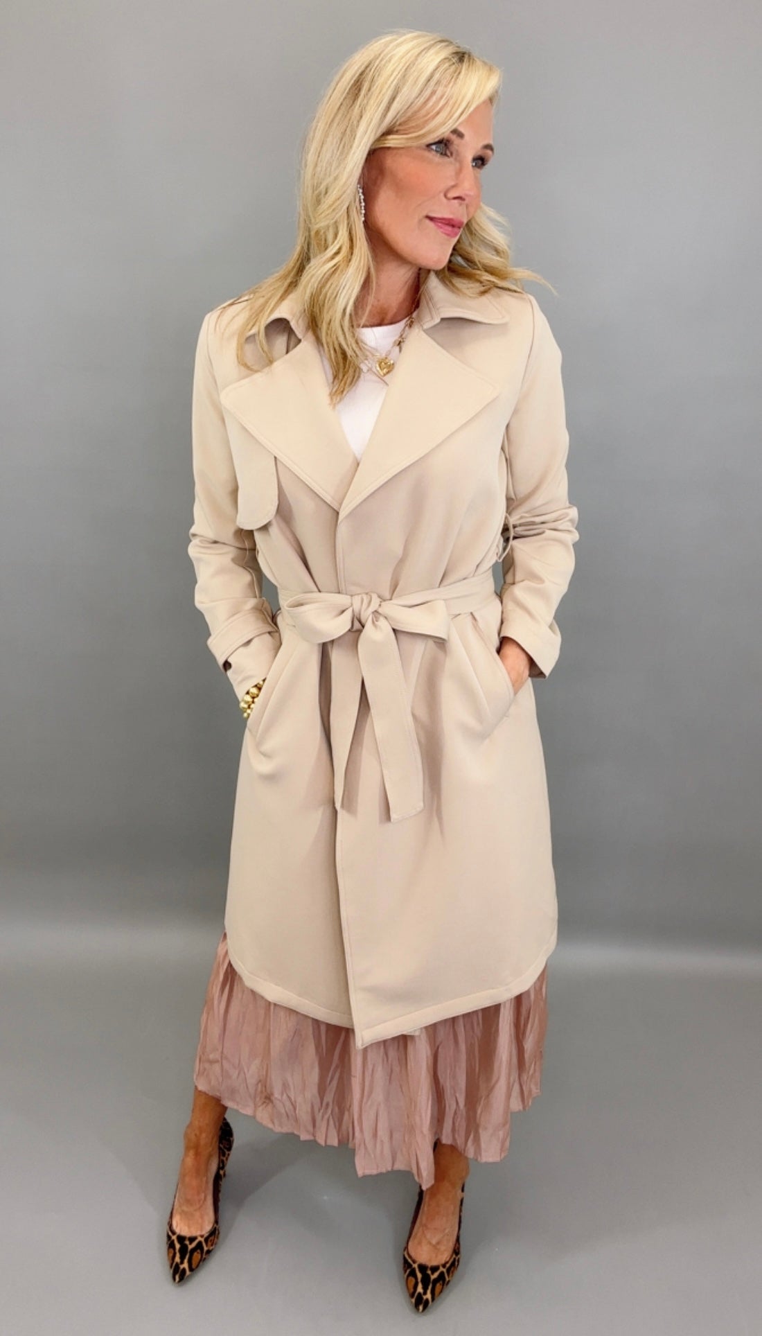 Trendy Trench Coat