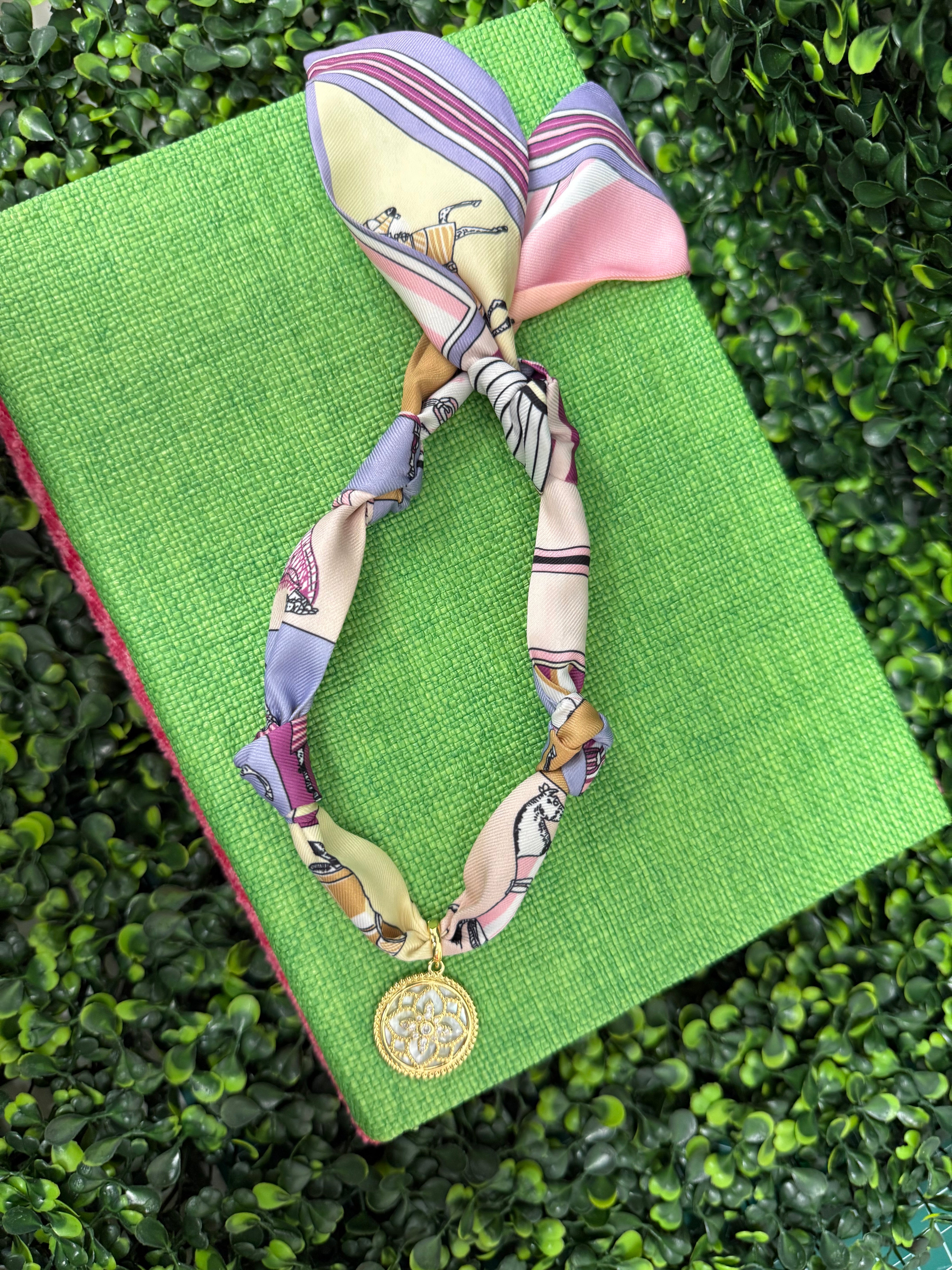 Carousel Coin Scarf Necklace