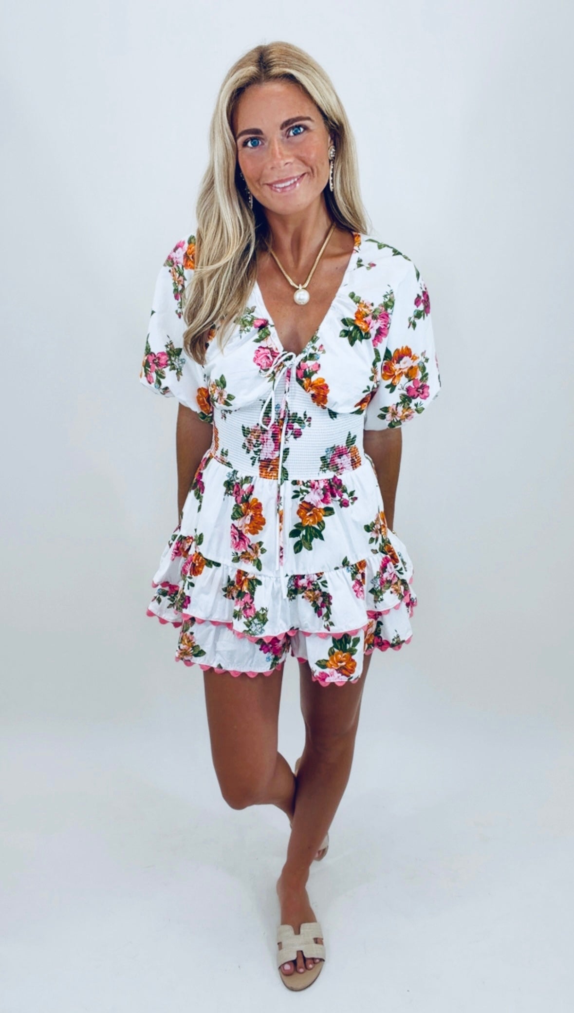 Floral Flirt Romper