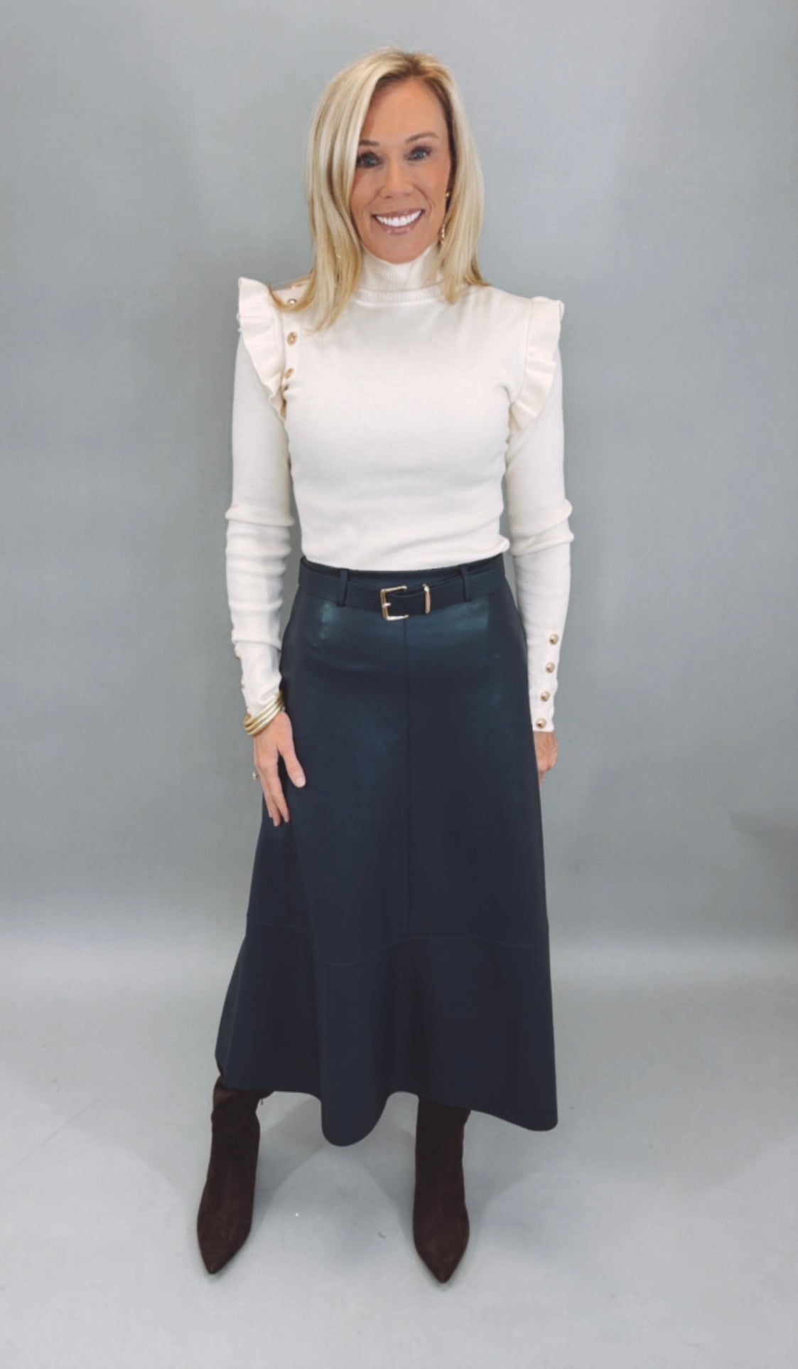 Harper Street Skirt (midnight blue)