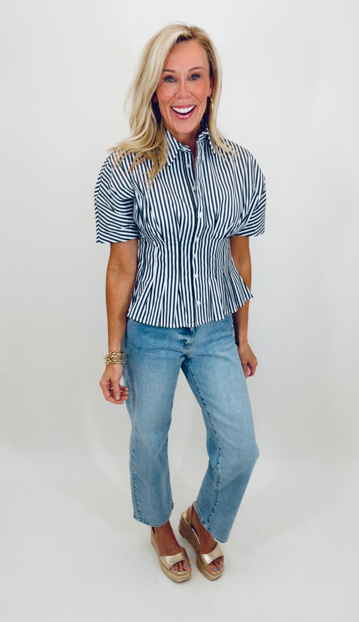 Boardwalk Button Down Top