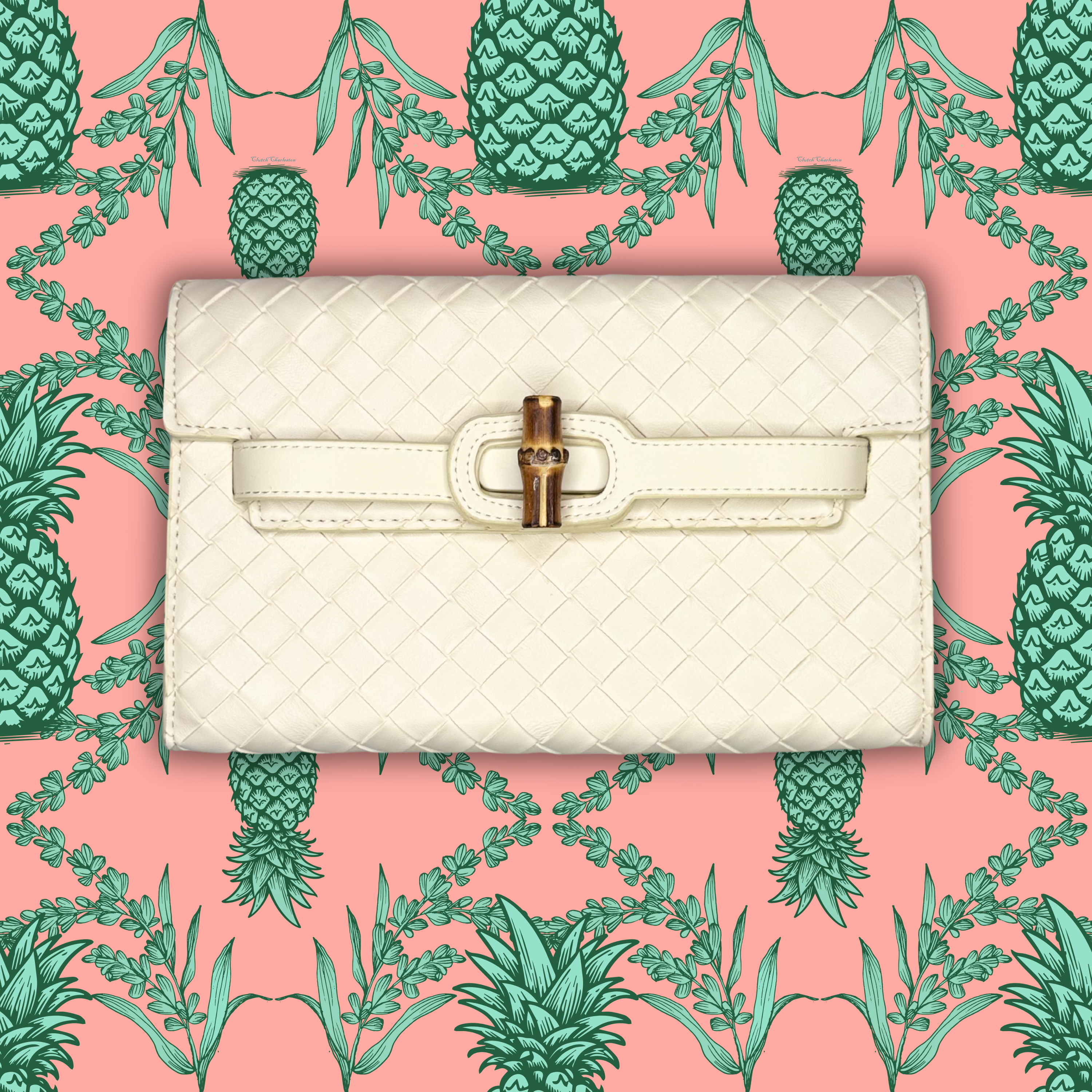 Broad Clutch (Cream)