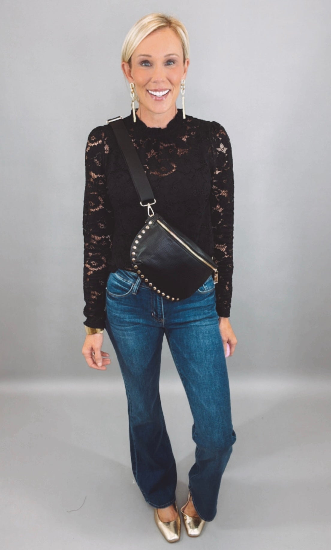 Lace Reverie Top (black)