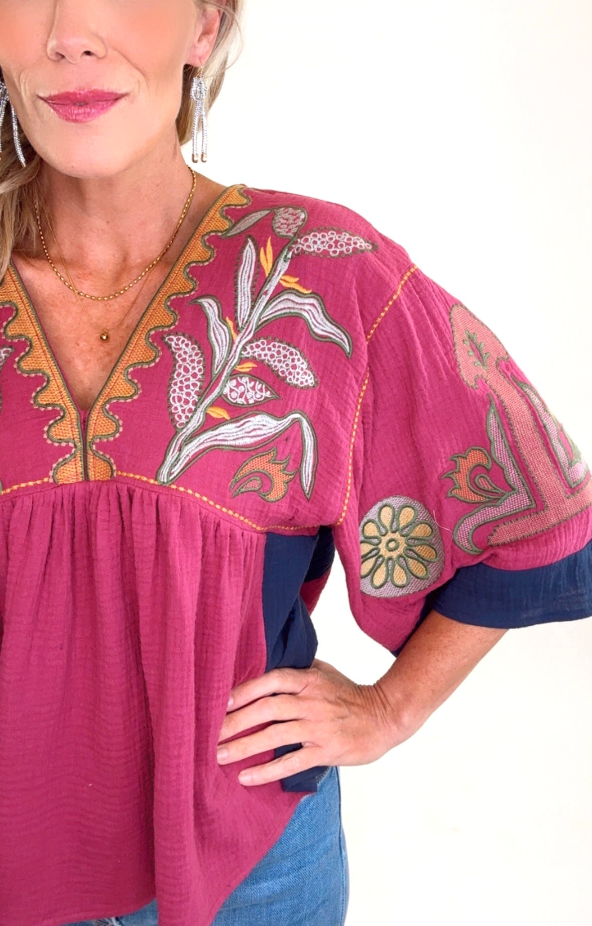 Rosa Top (fuchsia)