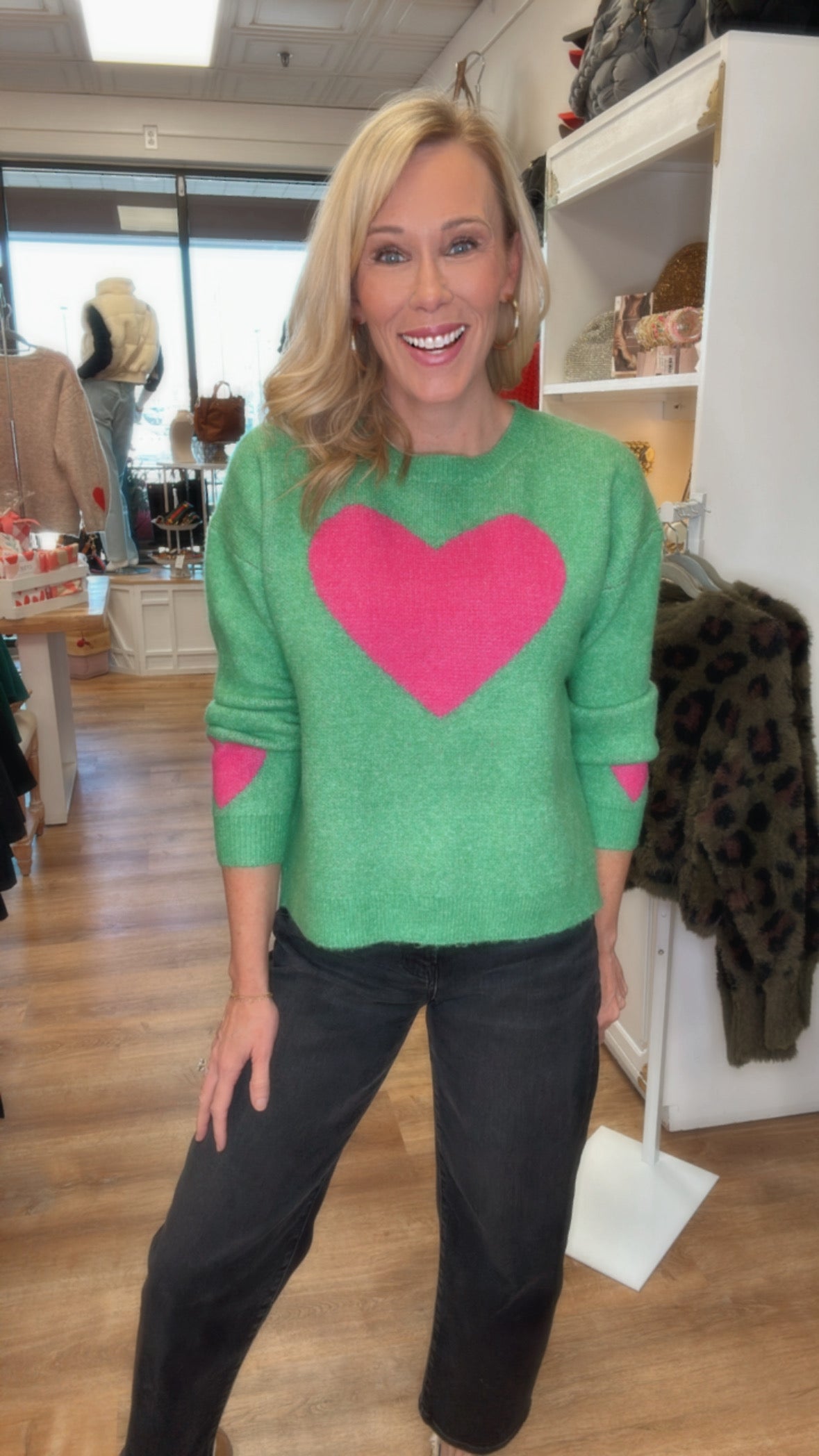 Heart & Soul Sweater (green)