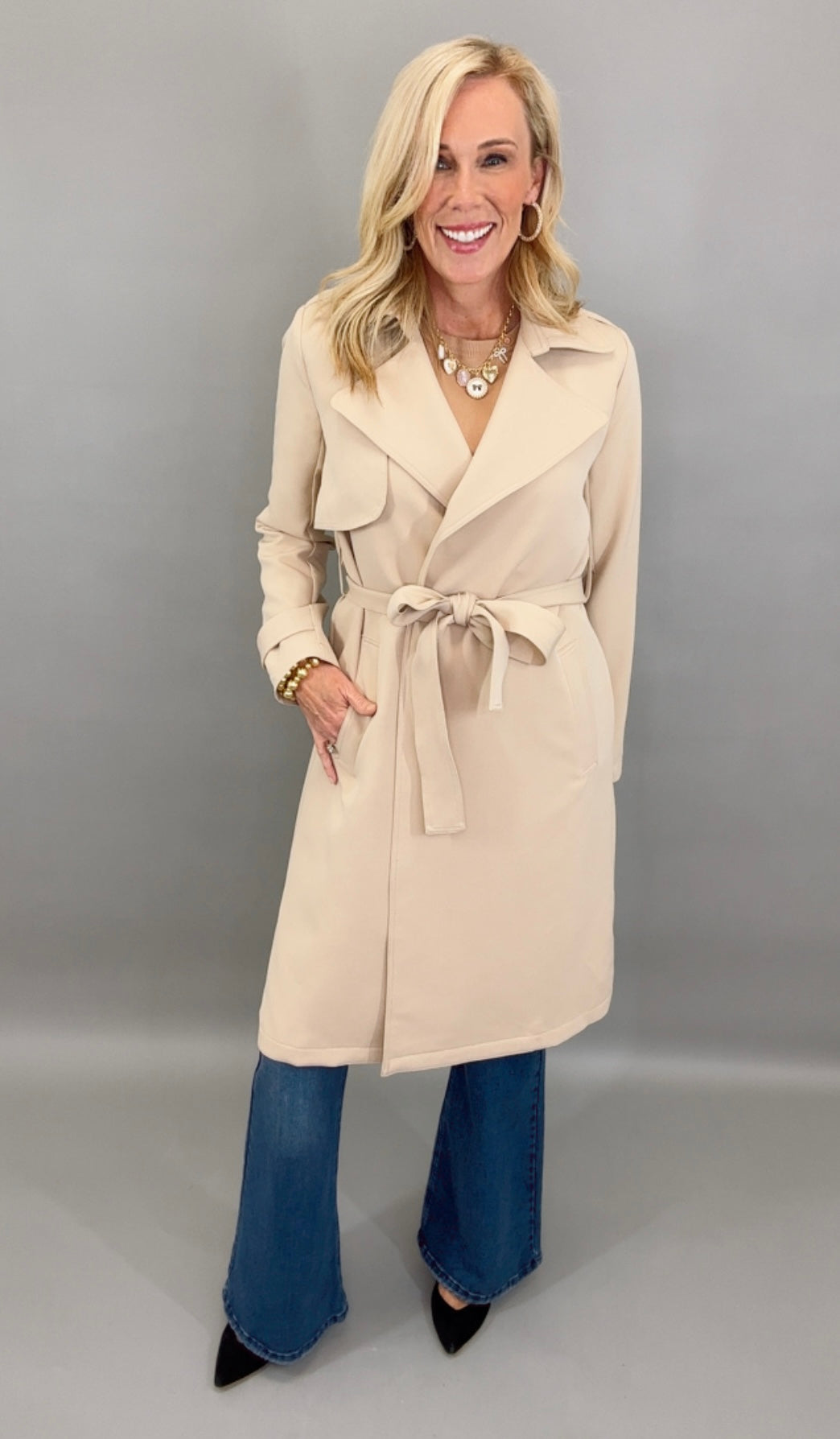 Trendy Trench Coat