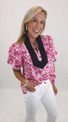 Windsor Top (pink)