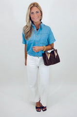 Chambray All Day Top