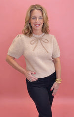 Bow So Sweet Knit (taupe)