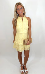 Lemon Lace Darling Dress