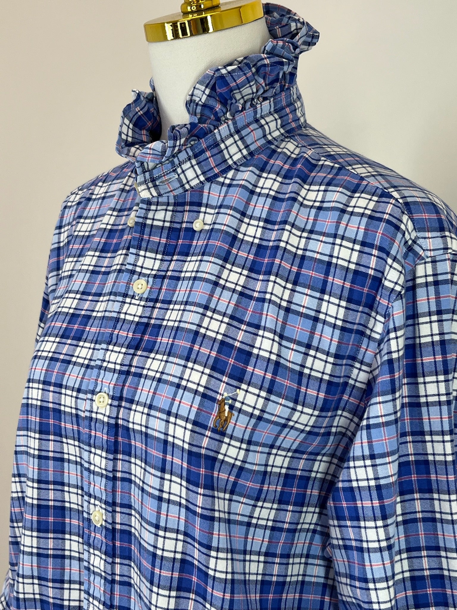 Second Story Shirt (Polo/PkBl/L)