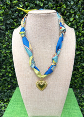 Heartfelt Halo Scarf Necklace