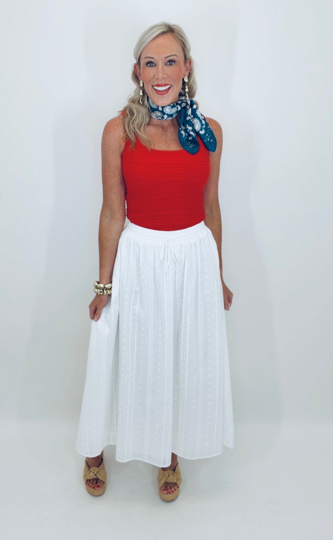 Sweet Escape Eyelet Skirt