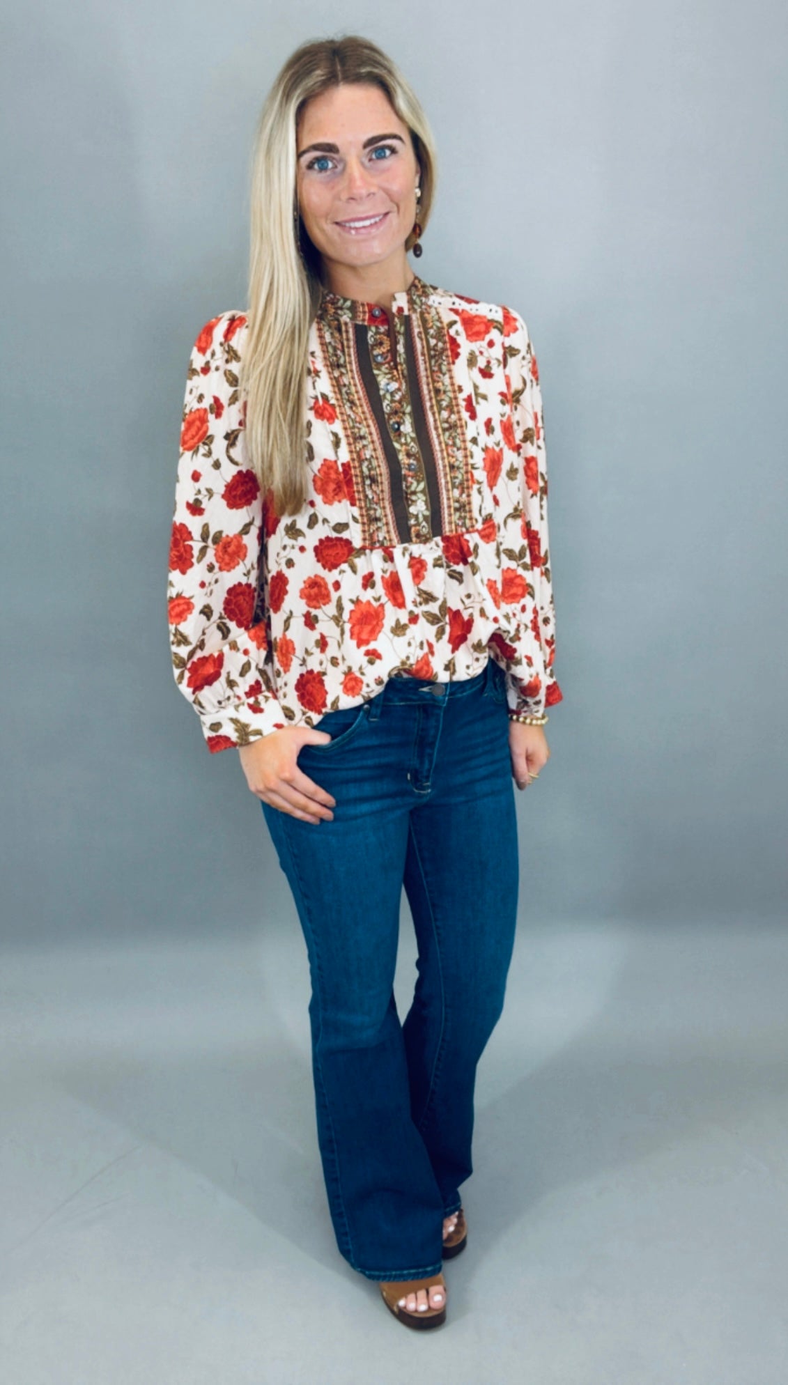 Rosewood Reverie Top (ecru)