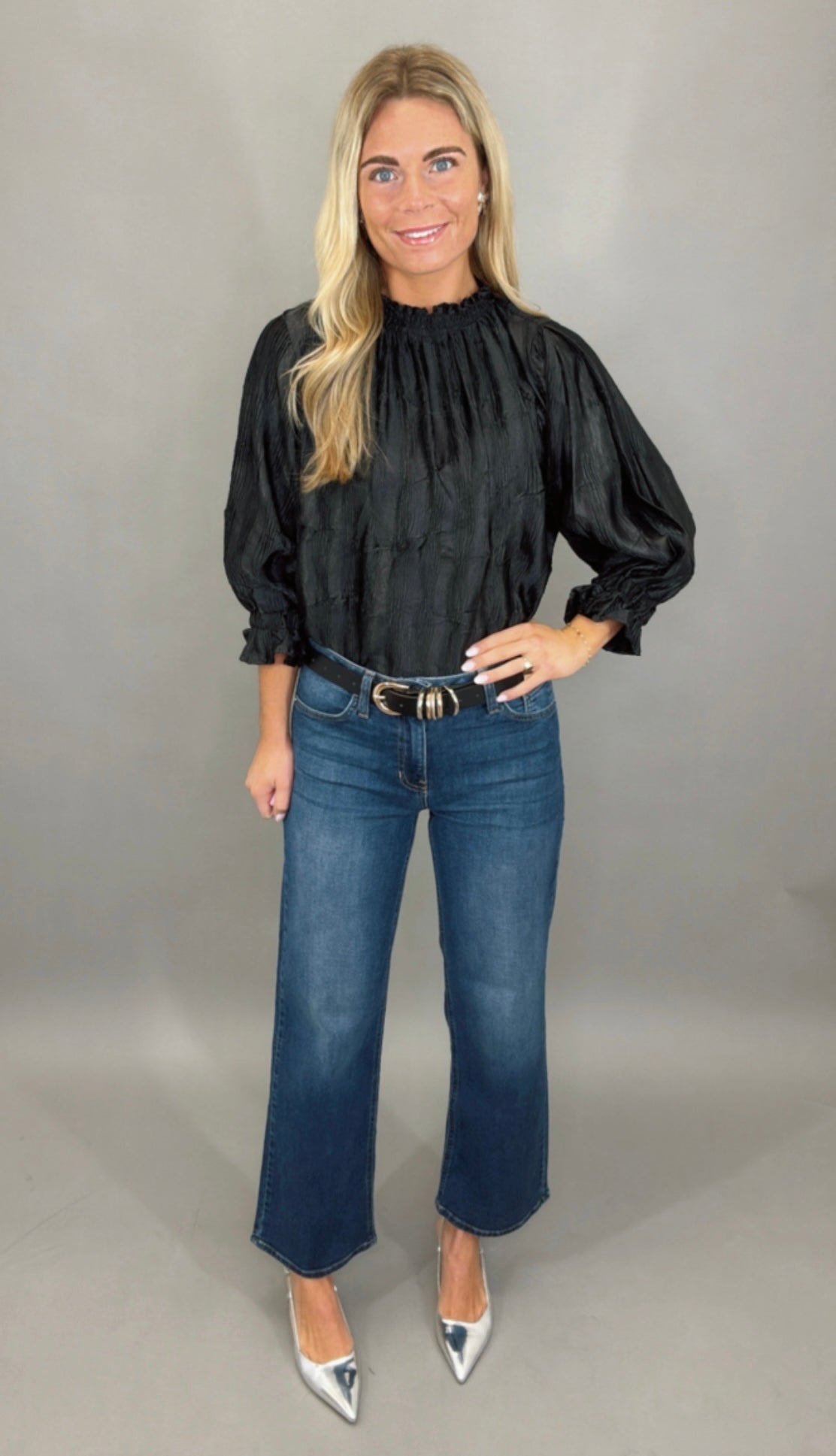 Glimmer Grace Top (black)