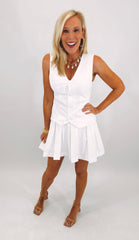Power Play Pleated Dress