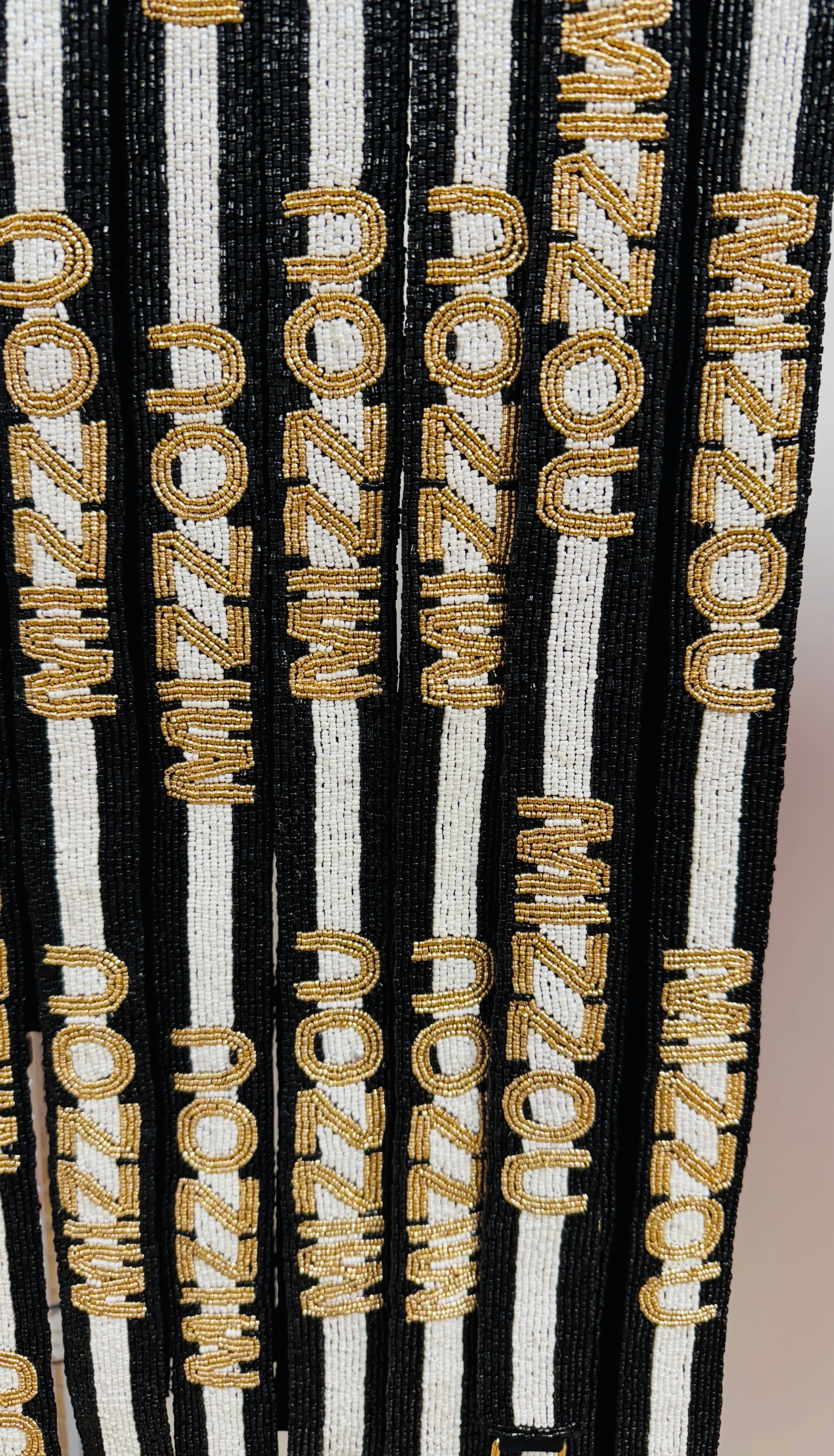 Mizzou Beaded Guitar Strap