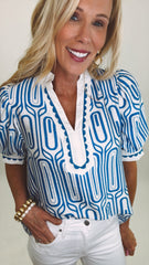 Monroe Top (blue)