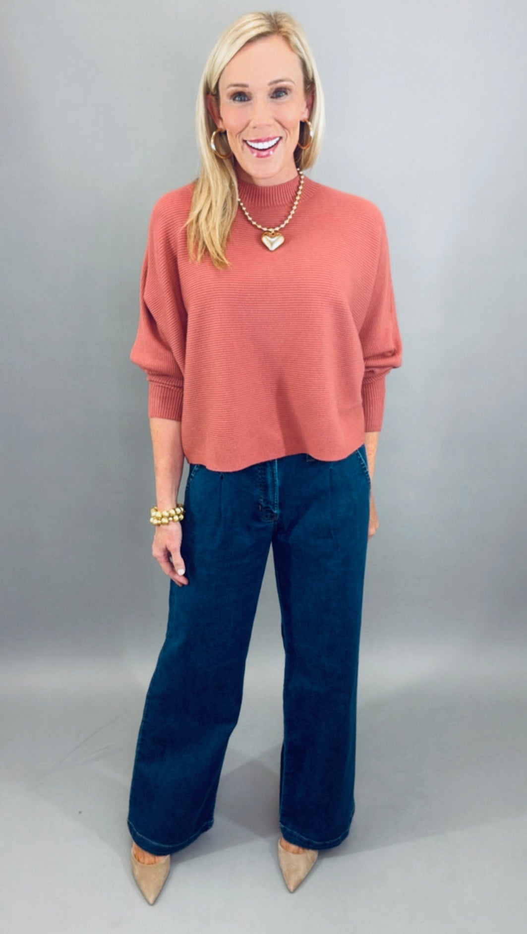 Layne Sweater (desert rose)