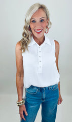 Blossom Button Top