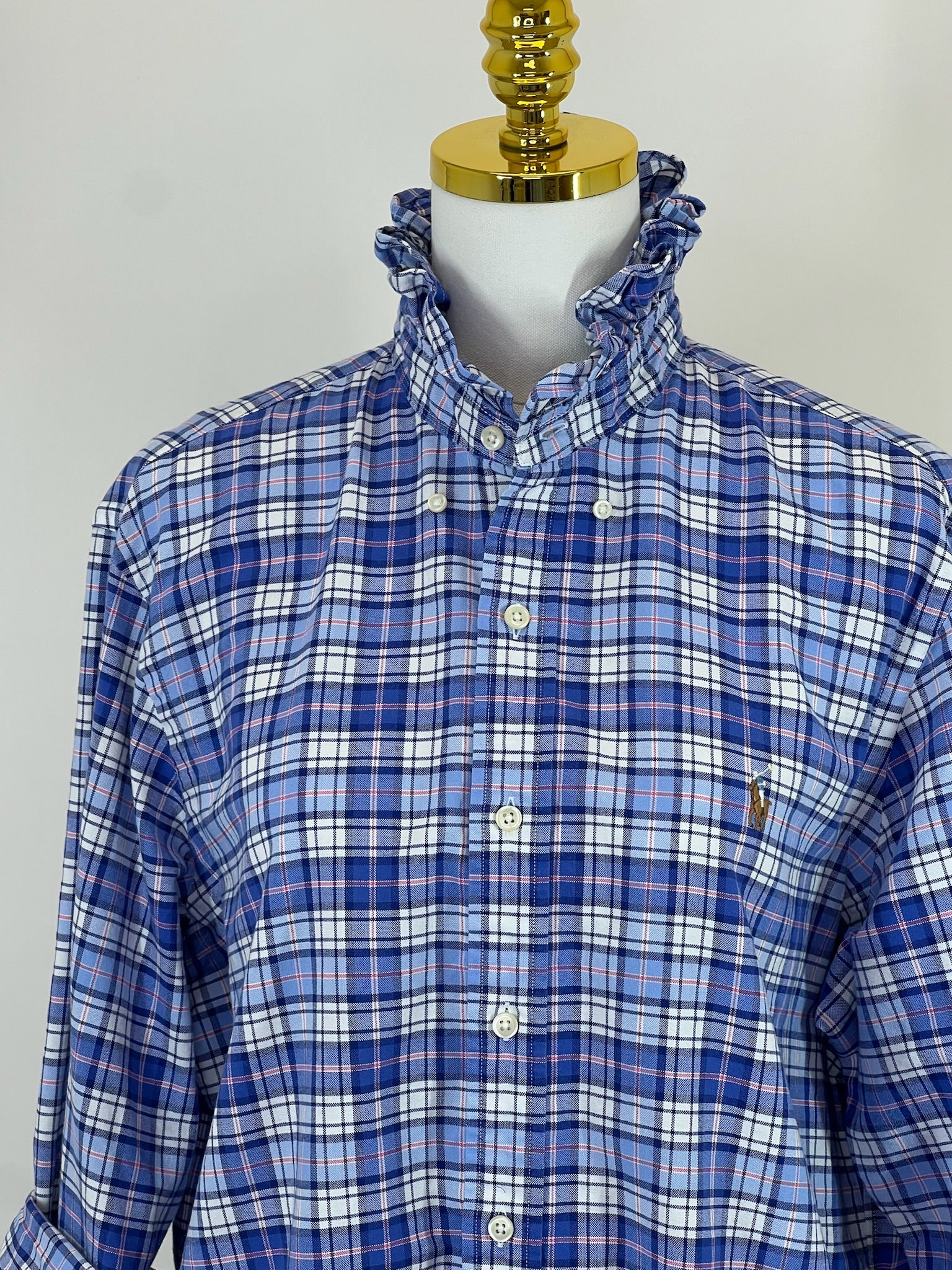 Second Story Shirt (Polo/PkBl/L)